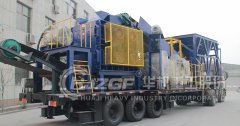移動(dòng)破碎站使建筑垃圾煥然一新