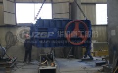 1208大型液壓雙輥破碎機應用實(shí)例-雙輥式破碎機現場(chǎng)